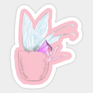 fairy in your pocket Sticker